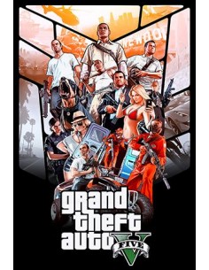 Camiseta Grand Theft Auto 5 - custom poster 1 - 2