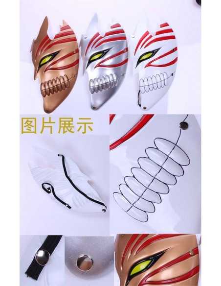 Mascara Ichigo Hollow -Bleach- blanca