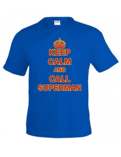 Camiseta Keep Calm and call Superman