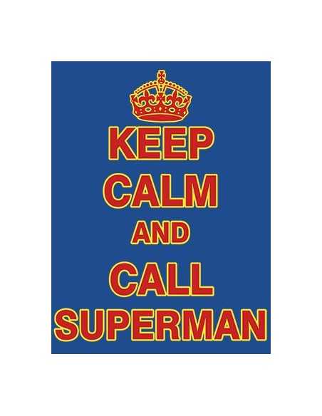 Camiseta Keep Calm and call Superman