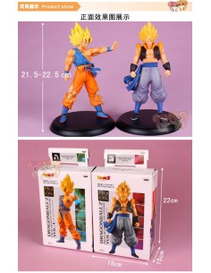 Figuras de Goku y Vegeta 22cms pack 2 unds 2