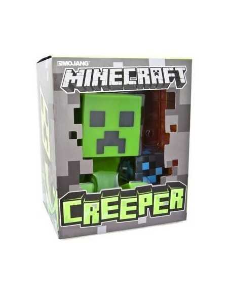 MINECRAFT FIGURA VINILO CREEPER 15x15 CM aprox