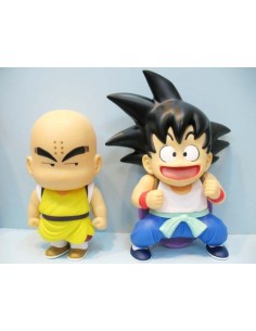 Figuras de Goku y Krilin pack 2 figuras 18cm aprox