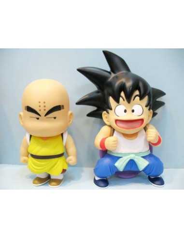 Figuras de Goku y Krilin pack 2 figuras 18cm aprox