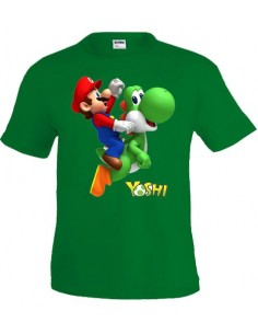 Camiseta Mario y Yoshi