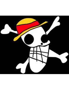 Camiseta One Piece bandera Luffy 1989 draw 2