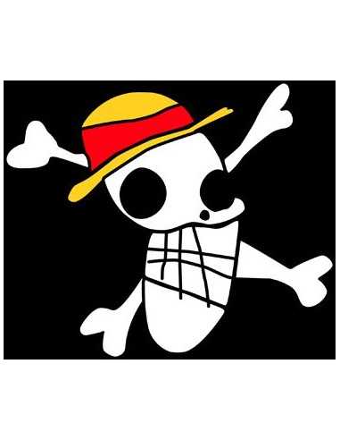 Camiseta One Piece bandera Luffy 1989 draw