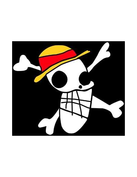 Camiseta One Piece bandera Luffy 1989 draw