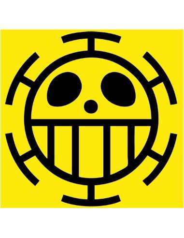 Camiseta One Piece bandera Trafalgar - manga corta