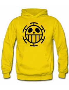 Sudadera capucha - One Piece Trafalgar color Amarillo