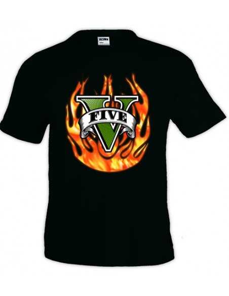 Camiseta Grand Theft Auto 5 - Fuego