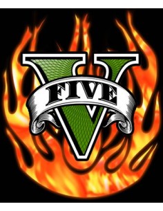 Camiseta Grand Theft Auto 5 - Fuego 2