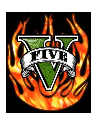 Camiseta Grand Theft Auto 5 - Fuego