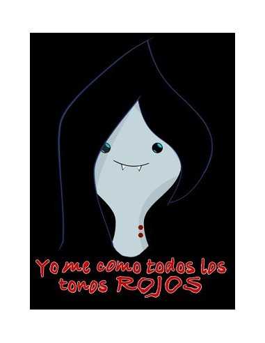 Camiseta Hora de Aventuras -Marceline cara- de chica manga larga