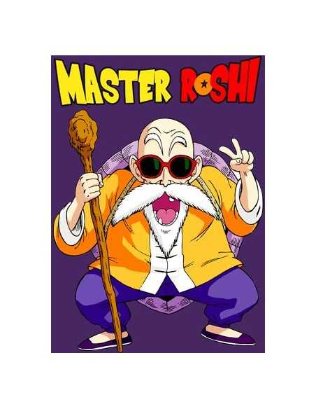 Camiseta de mujer Dragon Ball, Master Roshi Lila | Mx Games