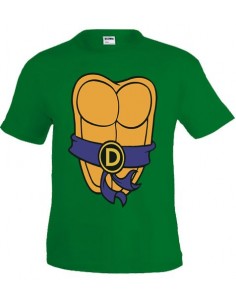Camiseta Tortugas Ninja caparazon - Donatello