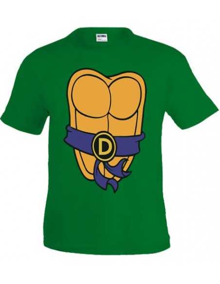 Camiseta Tortugas Ninja caparazon - Donatello Camiseta Tortugas Ninja caparazon - Donatello