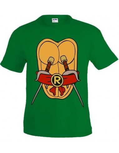 Camiseta Tortugas Ninja caparazon - Raphael Camiseta Tortugas Ninja caparazon - Raphael