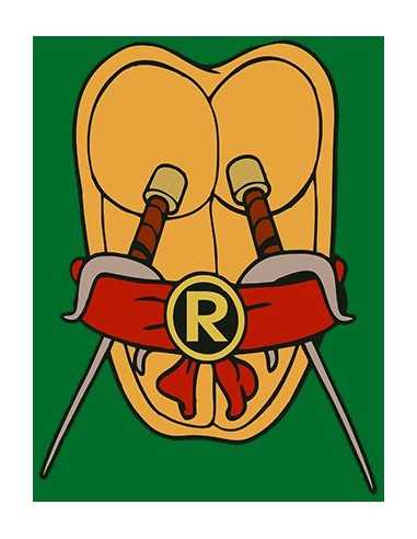 Camiseta Tortugas Ninja caparazon - Raphael Camiseta Tortugas Ninja caparazon - Raphael