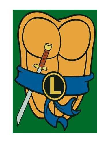 Camiseta Tortugas Ninja caparazon - Leonardo