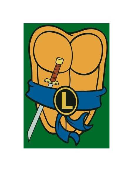 Camiseta Tortugas Ninja caparazon - Leonardo