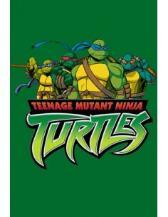 Camiseta Tortugas Ninja classic en color verde | Mx Games 2