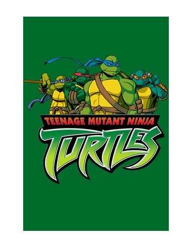 Camiseta Tortugas Ninja classic en color verde | Mx Games