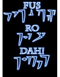 Camiseta Skyrim Fus Ro Dah manga corta - Mx Games 2