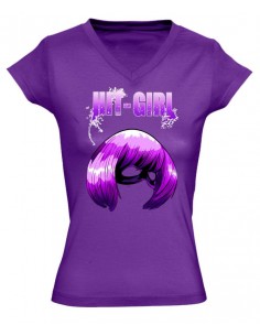 Camiseta Kick Ass Mask Hit Girl de mujer - Mx Games
