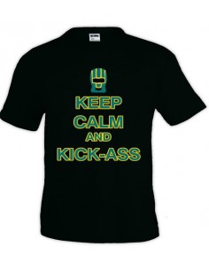 Camiseta Keep Calm and Kick Ass | Mx Games