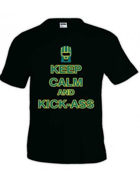 Camiseta Keep Calm and Kick Ass | Mx Games