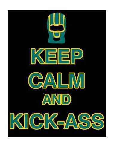 Camiseta Keep Calm and Kick Ass | Mx Games