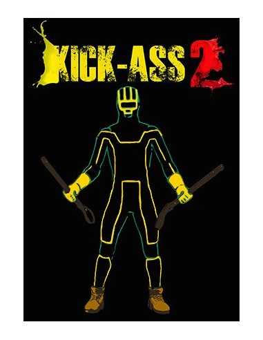 Camiseta Kick Ass 2 Silueta | Mx Games