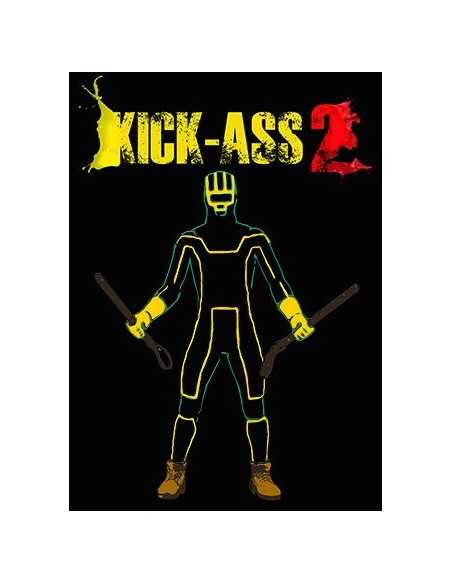 Camiseta Kick Ass 2 Silueta | Mx Games