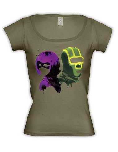 Camiseta Kick Ass Art - de mujer - Mx Games