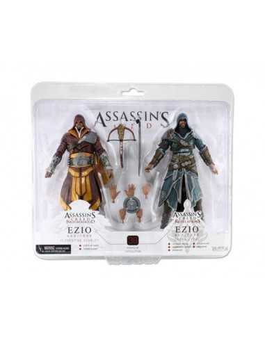 Pack Figuras Assassin's Creed Revelations - EZIO FLORENTINE SCARLET y EZIO CASPIAN TEAL.