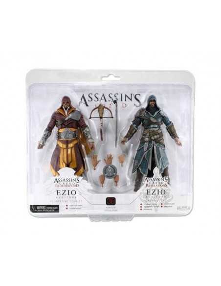 Pack Figuras Assassin's Creed Revelations - EZIO FLORENTINE SCARLET y EZIO CASPIAN TEAL.
