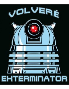 Camiseta Doctor Who exterminator de manga corta - Mx Games 2