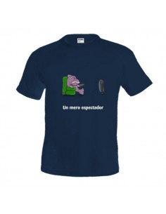 Camiseta divertida diseño UN MERO ESPECTADOR - Tuerca de vuelta