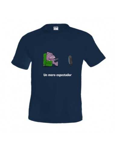 Camiseta divertida diseño UN MERO ESPECTADOR - Tuerca de vuelta