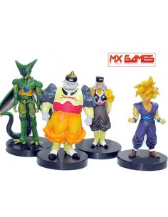 Figuras Dragon Ball Z pack 4 unidades androides - Mx Games