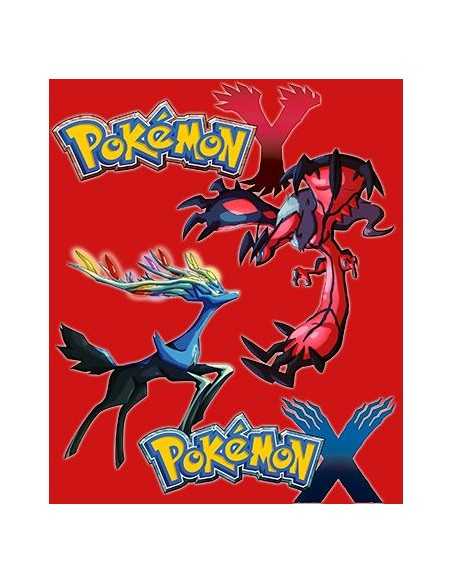 Camiseta Pokemon X - Y manga laga roja - Mx Games