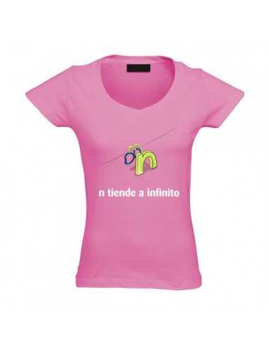 Camiseta de mujer, n tiende al infinito - Tuerca de Vuelta Camiseta de mujer, n tiende al infinito - Tuerca de Vuelta
