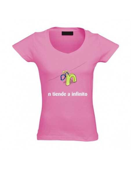 Camiseta de mujer, n tiende al infinito - Tuerca de Vuelta Camiseta de mujer, n tiende al infinito - Tuerca de Vuelta