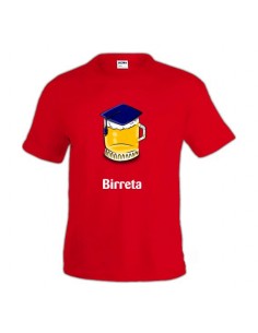 Camiseta humor gráfico "BIRRETA" - Tuerca de vuelta