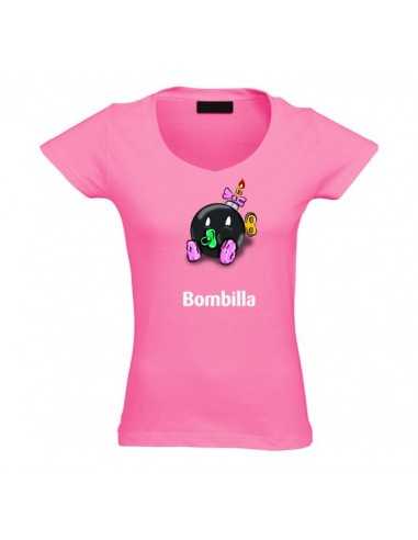 Camiseta de mujer divertida con estampado "BOMBILLA" - Tuerca de Vuelta