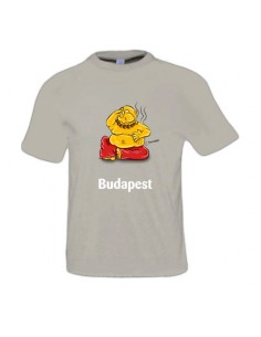 Camiseta divertida con estampado "Budapest" - Tuerca de Vuelta