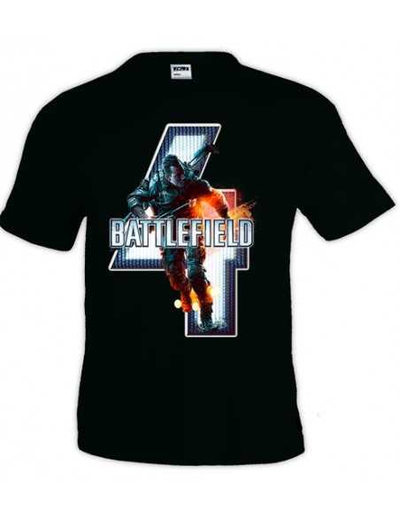 Camiseta Battlefield 4 con diseño custom Soldier - manga corta