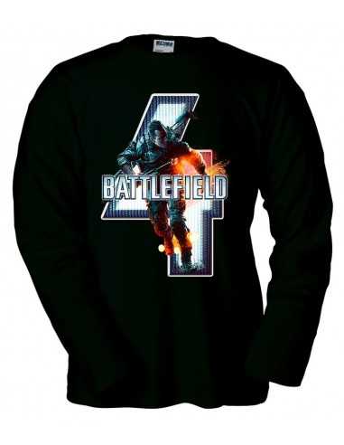 Camiseta Battlefield 4 con diseño custom Soldier - manga larga