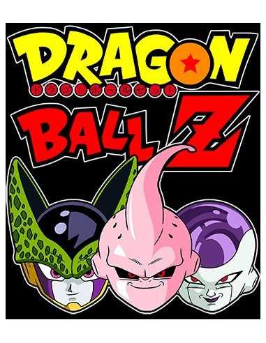 Camiseta Dragon Ball-Z , Celula,Buu,freezer color negra | Mx Games